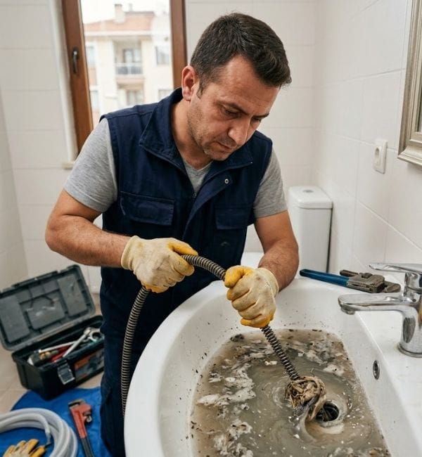 Kurtköy Tıkalı Lavabo Açma